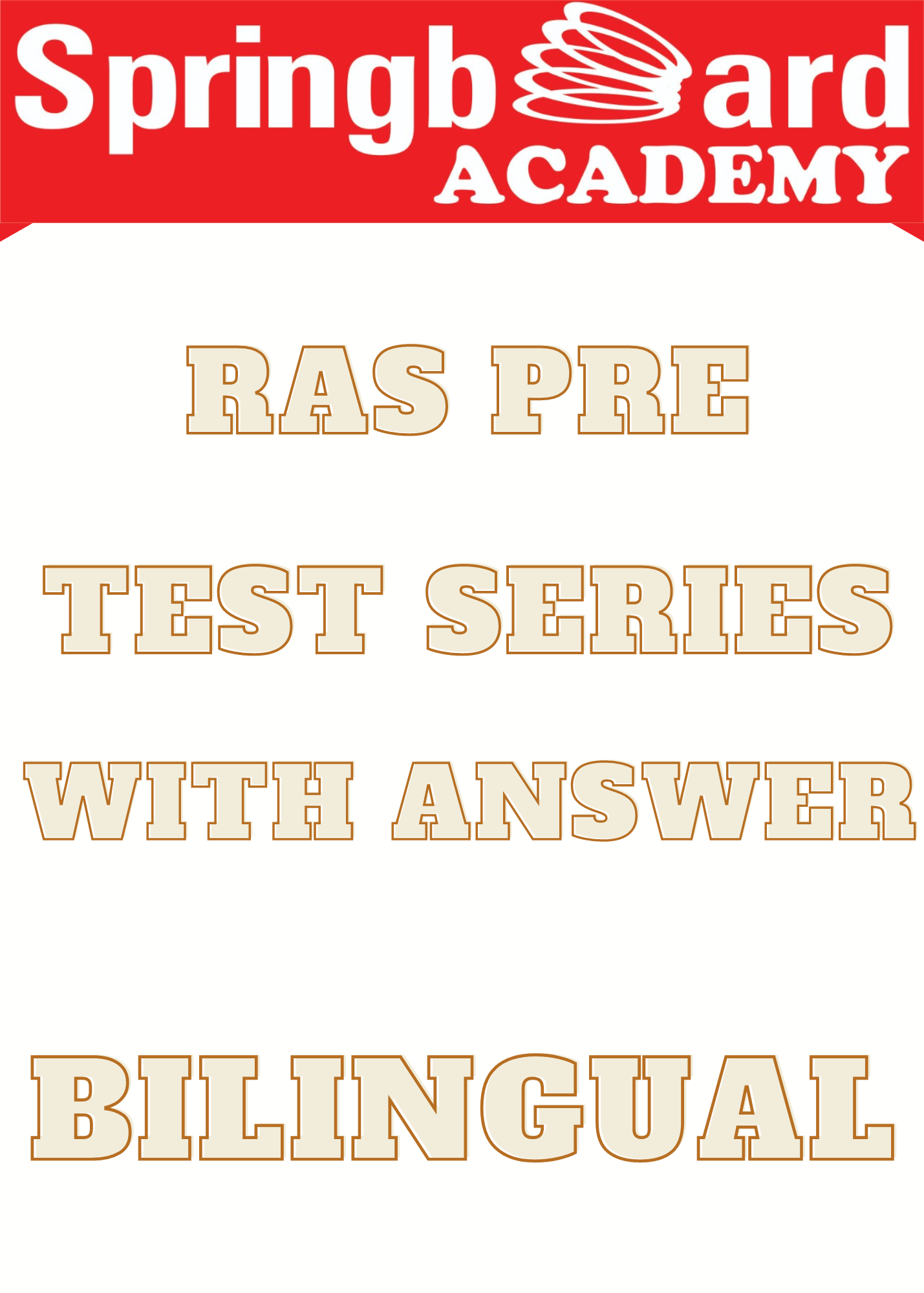 RAS PRE SOLVED TEST SERIES (HINDI & ENGLISH) JULY TO AUGUST 2023