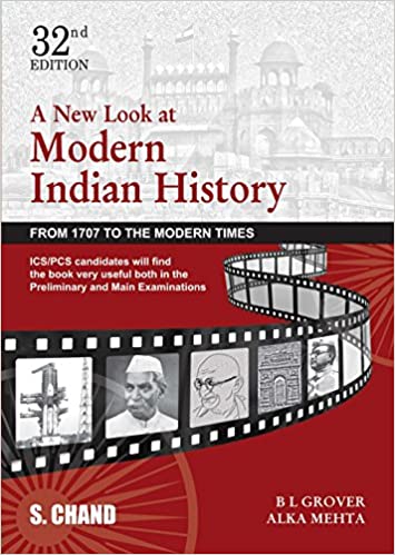 A New Look At Modern Indian History From 1707 To The Modern Time 32th Edition